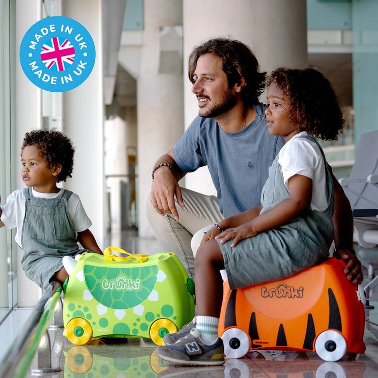 Trunki Tipu Tiger ride-on suitcase orange 18L - British product