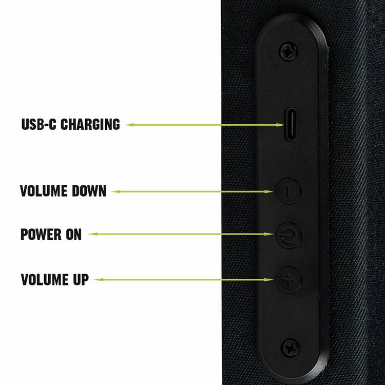 Swipe Sound Frame Bluetooth Speaker black 40cm wall mountable UK version