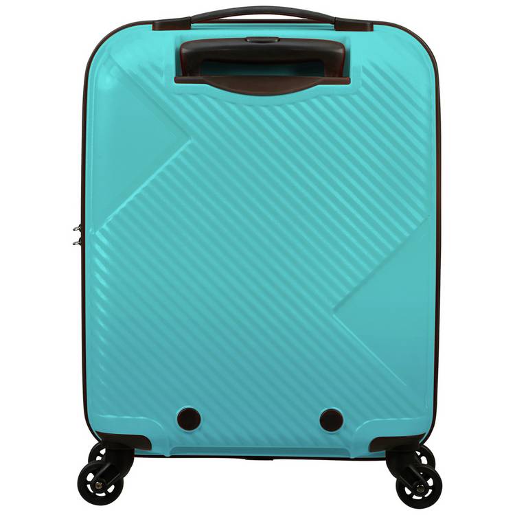 American Tourister Zakk blue hard cabin case (British brand)