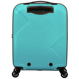 American Tourister Zakk blue hard cabin case (British brand)