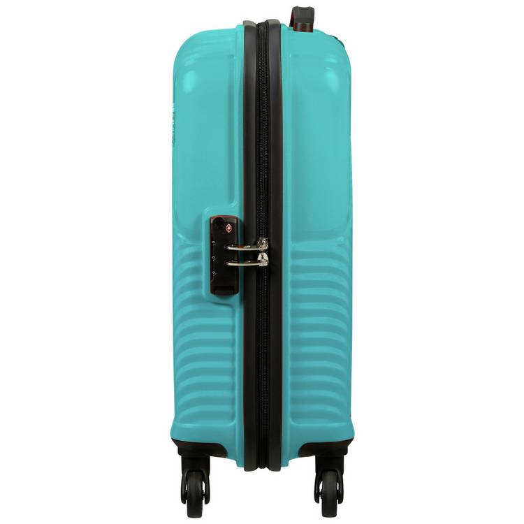 American Tourister Zakk blue hard cabin case (British brand)