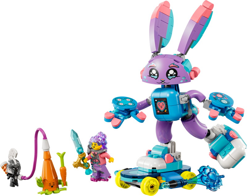 LEGO Izzie and Bunchurro the Gaming Bunny Building Set 252 Pieces, UK version