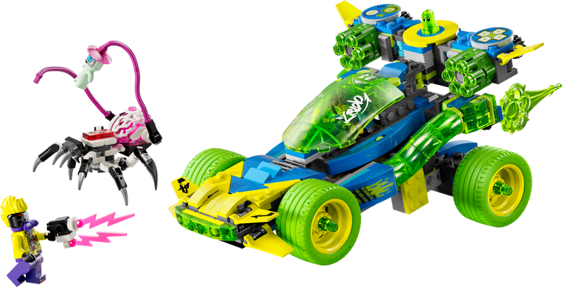 LEGO Mateo and the Z-Blob Action Race Car building set 485 pieces, imported from the UK