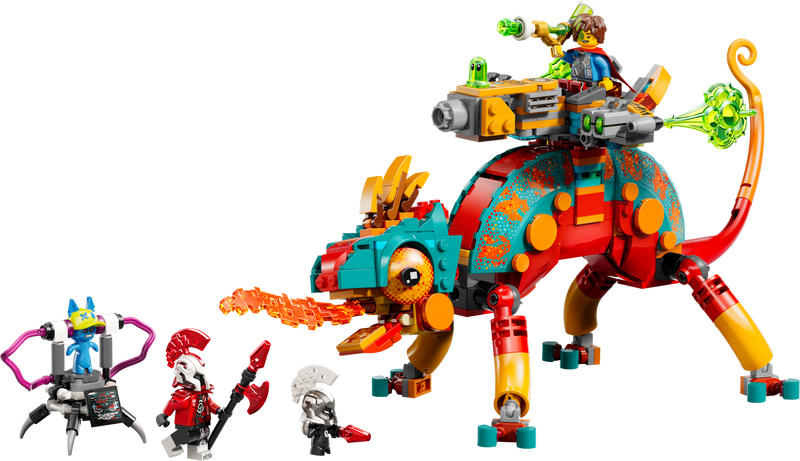 LEGO Mateo's Fire Chameleon Building Set 443 Pieces, imported from the UK