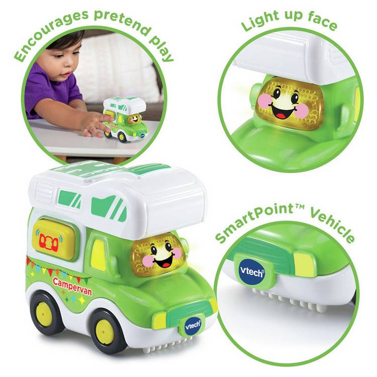 VTech Toot-Toot Drivers Campervan interactive toy H8.5cm (British brand)