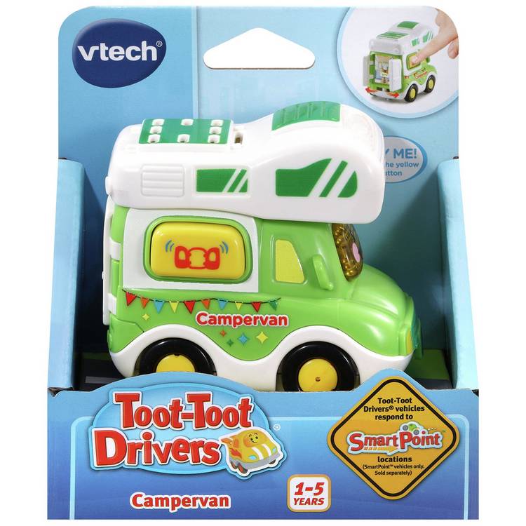 VTech Toot-Toot Drivers Campervan interactive toy H8.5cm (British brand)