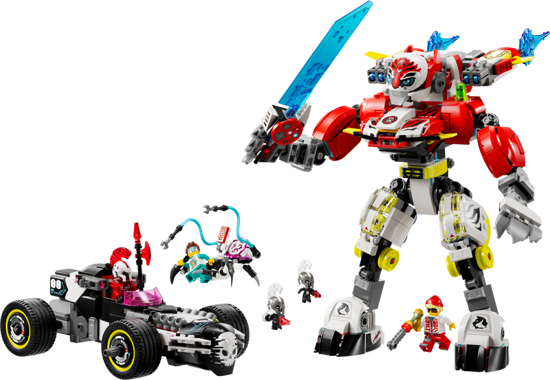 LEGO DREAMZzz Cooper Tiger Mech Zero Hot Rod Car building set (British brand)