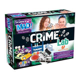 Science Lab Mad crime lab kit with 24 pieces (British brand)