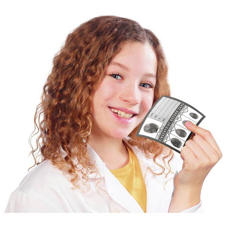 Science Lab Mad crime lab kit with 24 pieces (British brand)