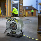 Masterplug Pro-XT 4 socket 40m cable reel (British brand)