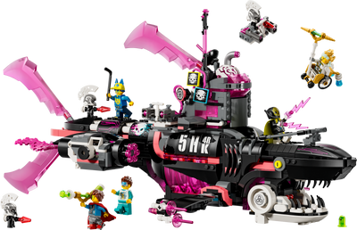 Ensemble de construction LEGO Nightmare Shark Submarine 1413 Pièces
