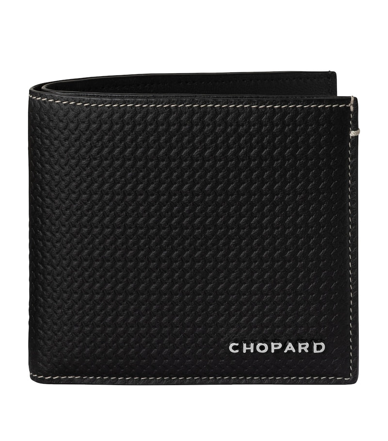 Chopard Racing bifold calfskin leather wallet - British product