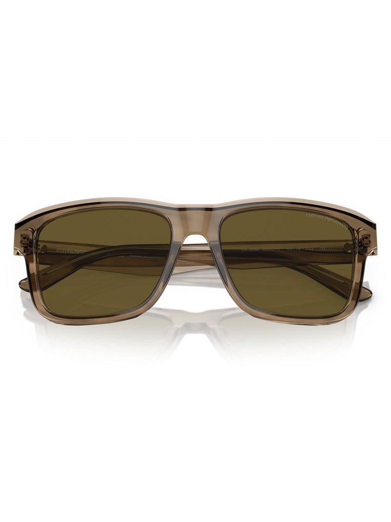 Emporio Armani EA4208 sunglasses brown lenses acetate frame (British brand)