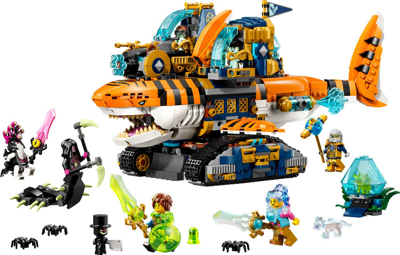 LEGO Tiger Shark Tank transforming building set 1548 pieces - British product