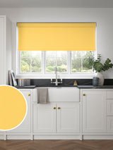 Next Next Lemon Yellow Glow Blackout Roller Blind- Buy online at McGrocer