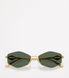 Jimmy Choo Wire Hexagonal Zoey sunglasses, imported from the UK