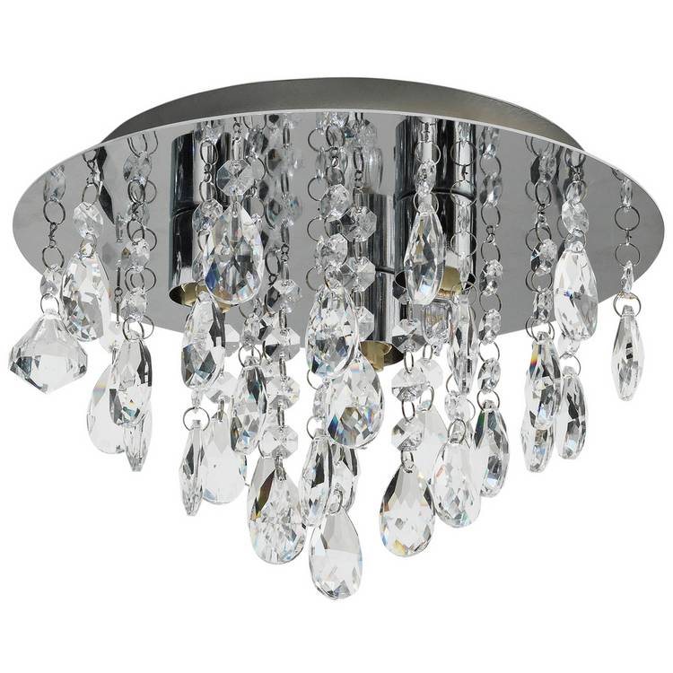Argos Home Ivy Glass Droplet ceiling light, UK version