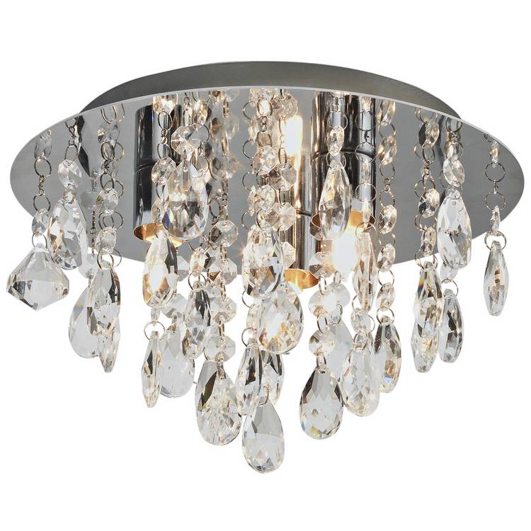 Argos Home Ivy Glass Droplet ceiling light, UK version