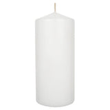 Habitat Extra Large Pillar Unscented Candle - White - McGrocer