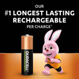 Duracell rechargeable AA batteries 4-pack 2500mAh, UK version