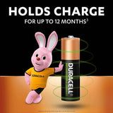Duracell rechargeable AA batteries 4-pack 2500mAh, UK version