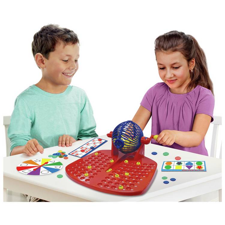 Chad Valley bingo game for kids colours and shapes (British brand)