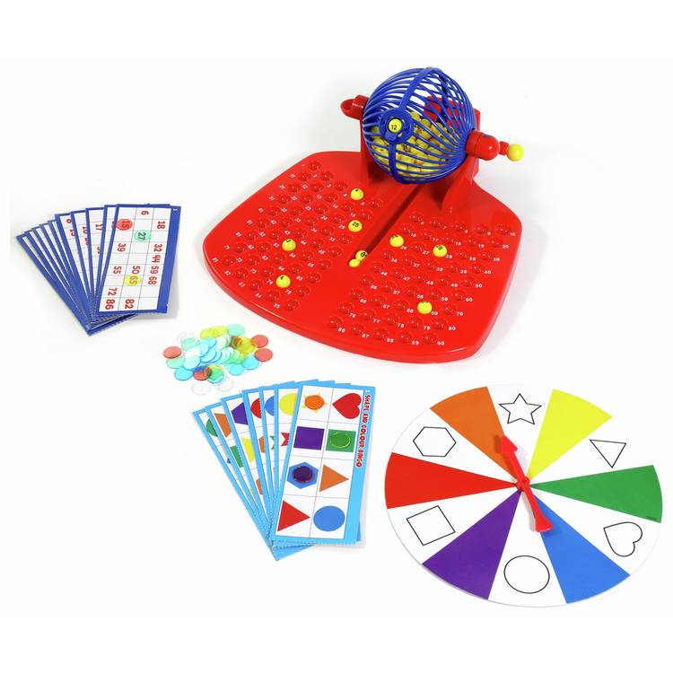 Chad Valley bingo game for kids colours and shapes (British brand)