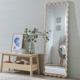 Argos Habitat Solid Ash Full Length Wavy Wall Mirror 150x55cm- Buy online at McGrocer