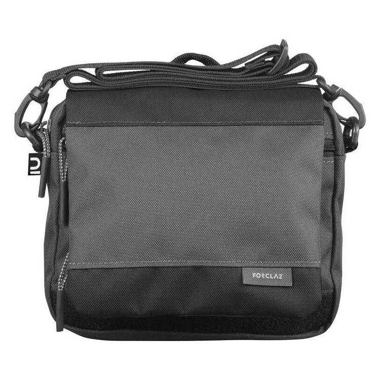 Decathlon multi pocket shoulder bag black - British product