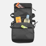 Decathlon multi pocket shoulder bag black - British product