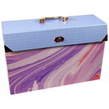 Argos Cathedral A4 Expanding File Box, Rose Gold- Buy online at McGrocer