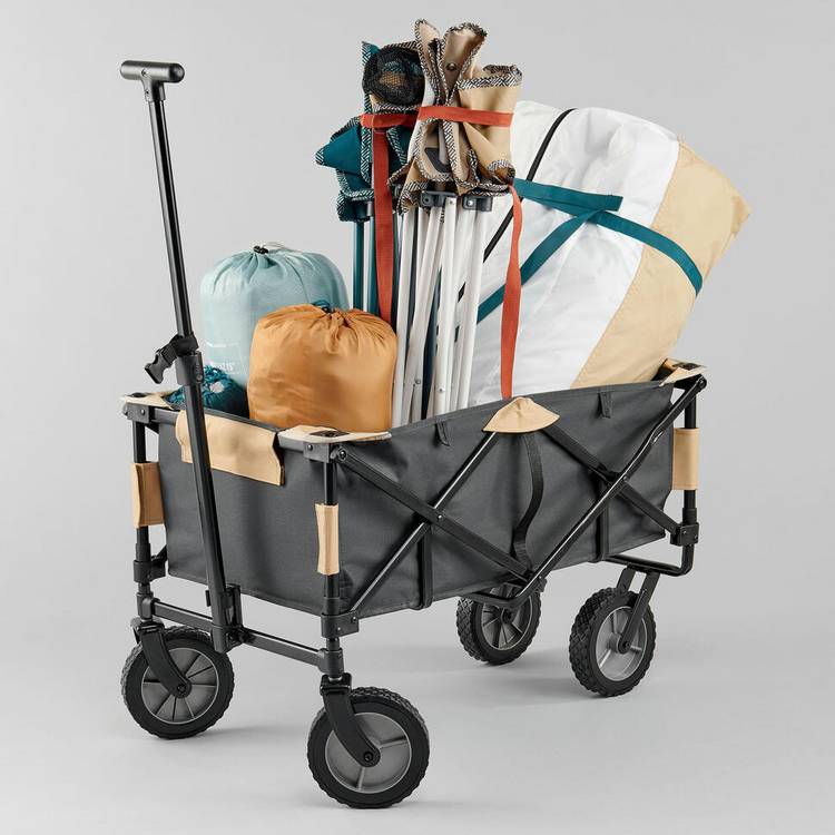 Decathlon folding transport trolley for camping (British brand)