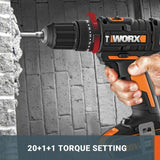 Worx WX370 cordless impact drill 20V (British brand)