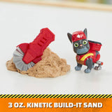 Rubble & Crew Charger and Wheeler Build It Pack toy with Kinetic Sand (British brand)