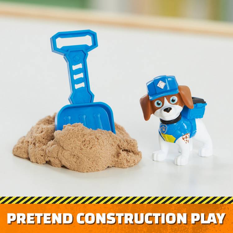 Rubble & Crew Charger and Wheeler Build It Pack toy with Kinetic Sand (British brand)