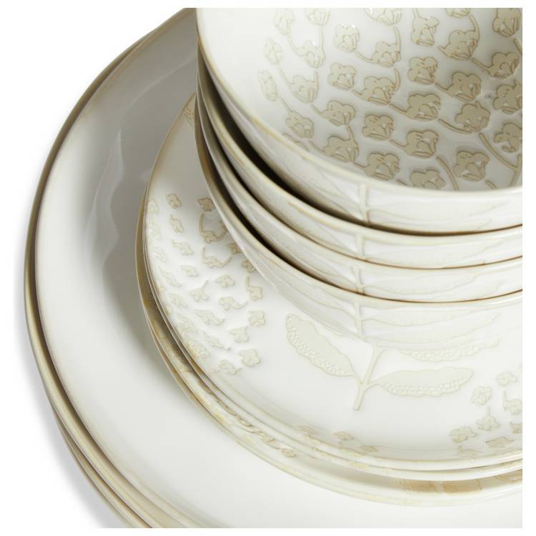 Habitat Bellis floral 12-piece dinner set (British brand)