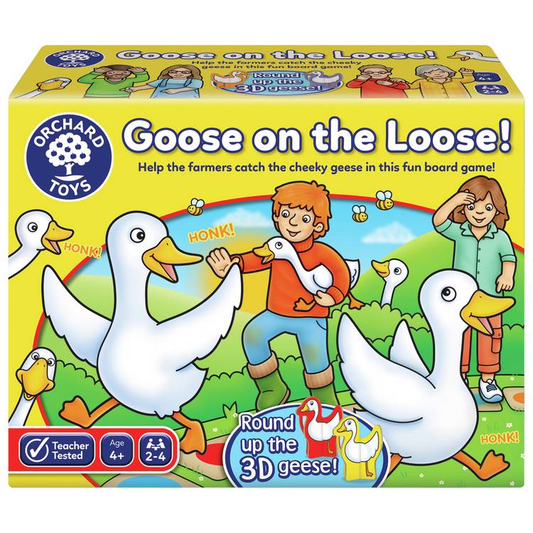 Orchard Toys Goose On The Loose board game, UK version