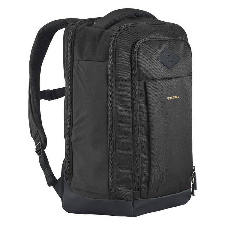 Decathlon multi-compartment backpack 23L black, UK version