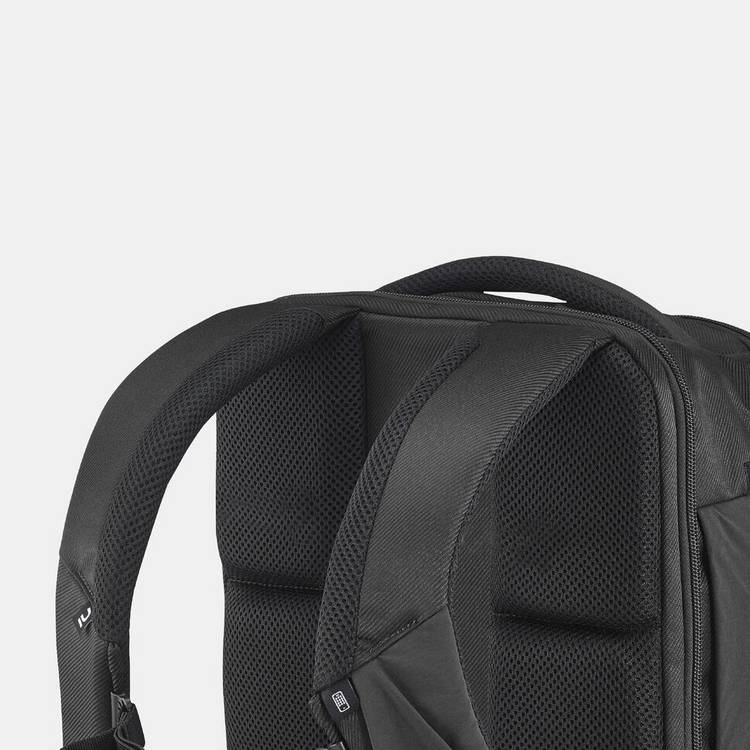 Decathlon multi-compartment backpack 23L black, UK version