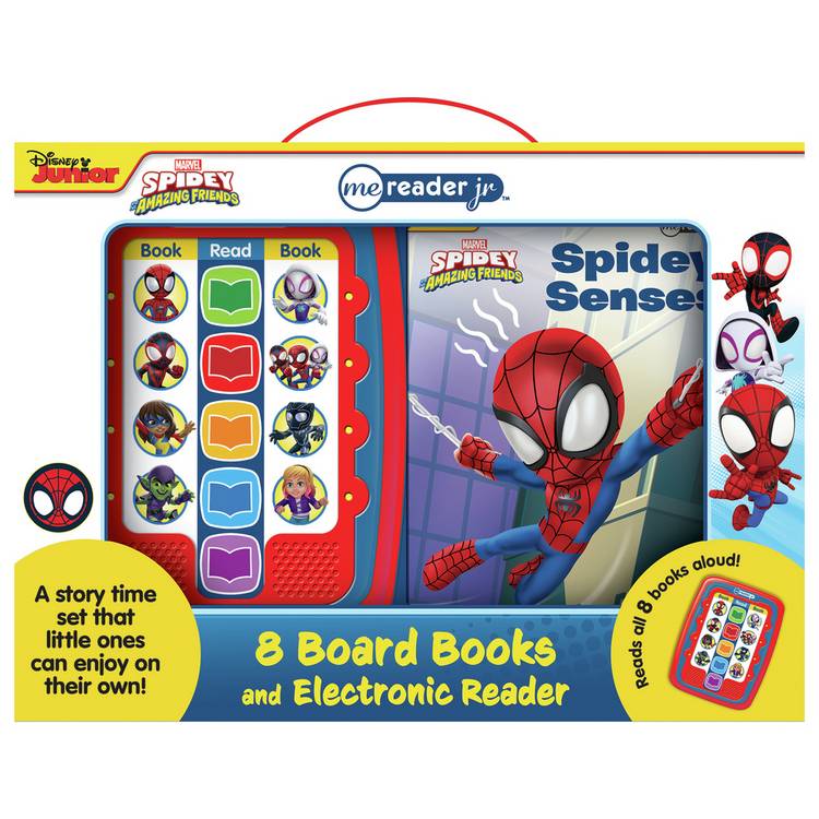 Disney Spidey Me Reader Jr electronic story reader (British brand)