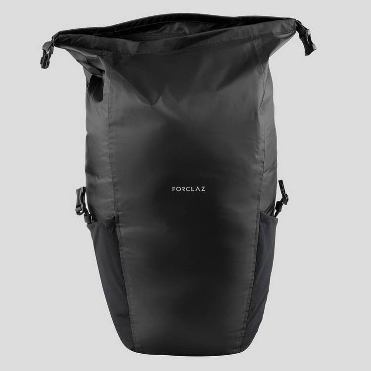 Decathlon travel foldable backpack 20L black (British brand)
