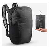 Decathlon travel foldable backpack 20L black (British brand)