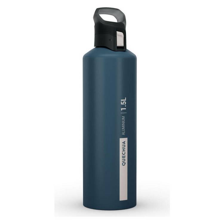 Decathlon aluminium flask blue, imported from the UK