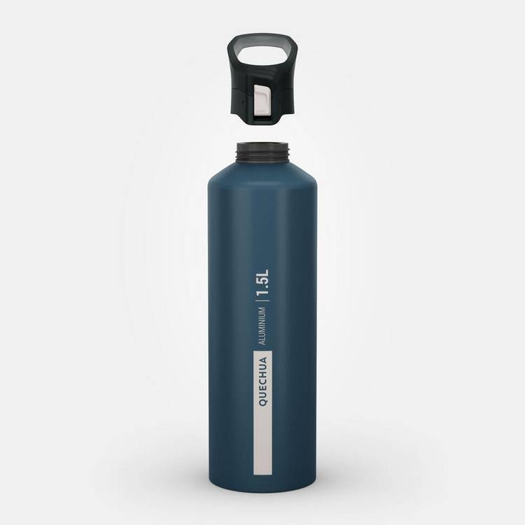 Decathlon aluminium flask blue, imported from the UK
