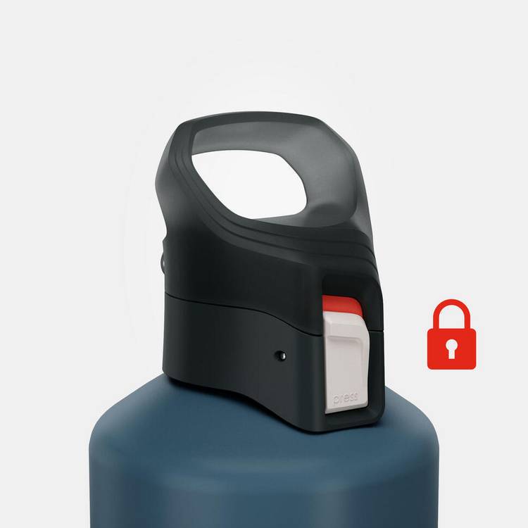 Decathlon aluminium flask blue, imported from the UK