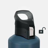 Decathlon aluminium flask blue, imported from the UK