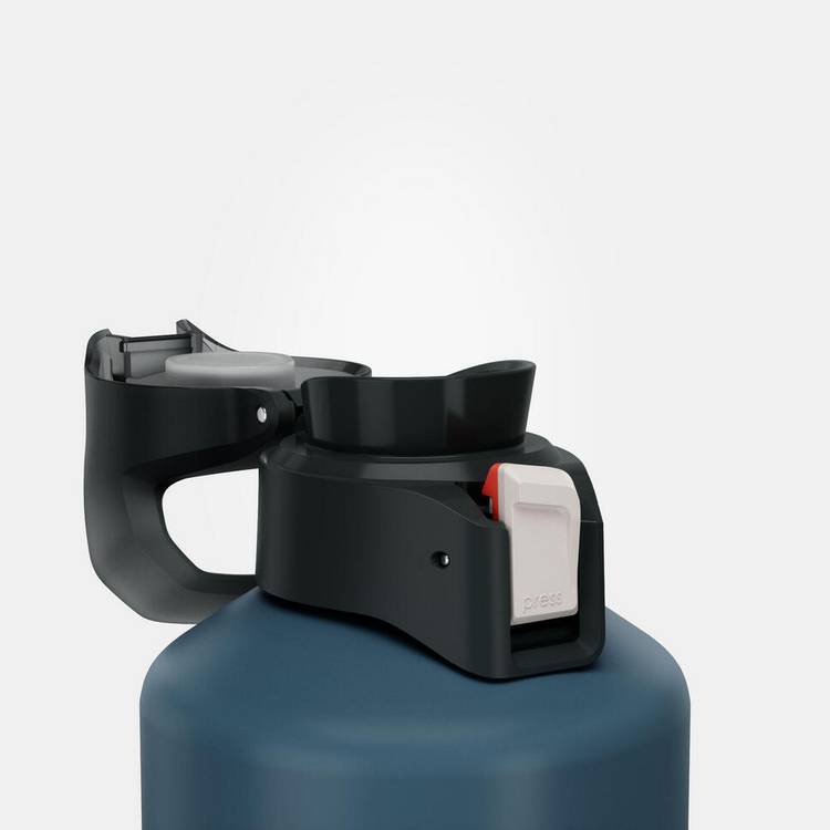 Decathlon aluminium flask blue, imported from the UK