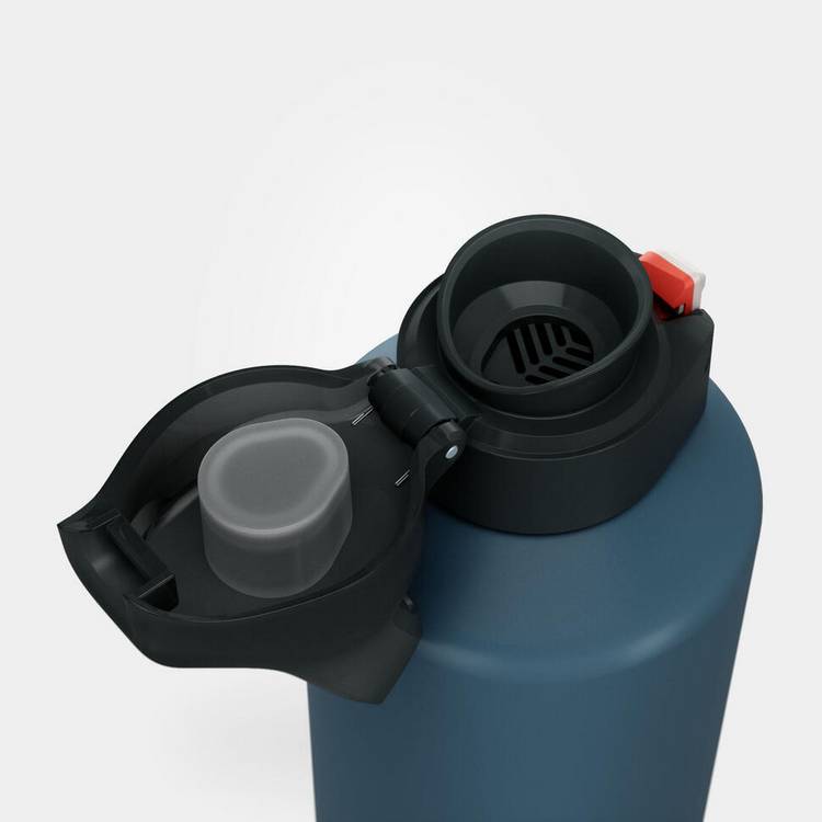 Decathlon aluminium flask blue, imported from the UK
