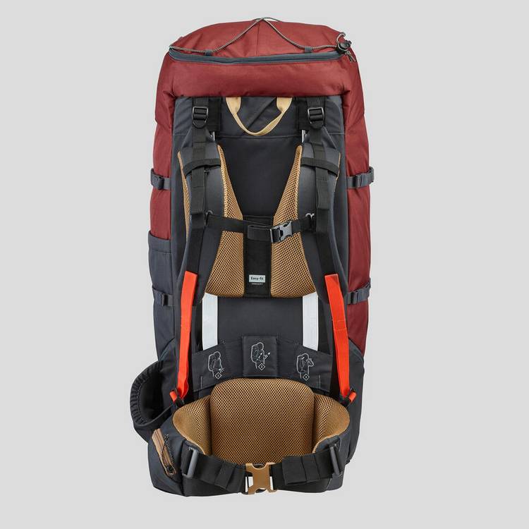 Decathlon men's trekking backpack 70L, imported from the UK