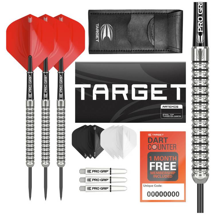 Target Artemis 23g tungsten dart set - British product